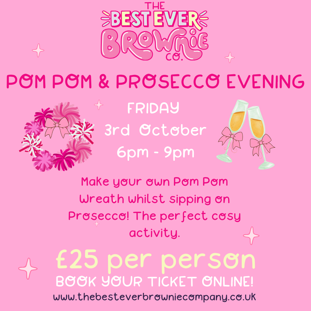 🎀✨ Pom Pom & Prosecco Evening! ✨🥂