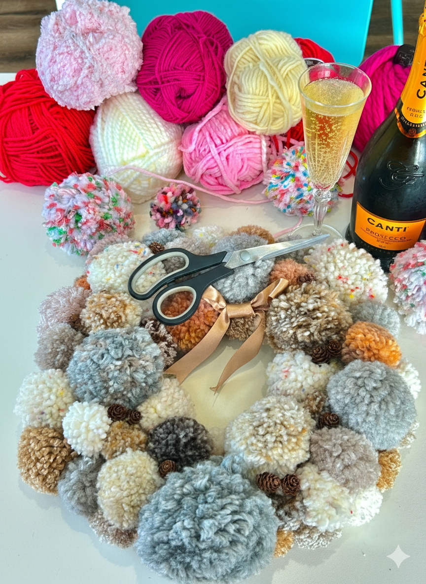 🎀✨ Pom Pom & Prosecco Evening! ✨🥂
