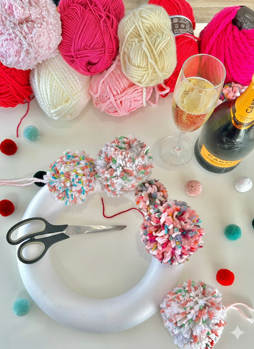 🎀✨ Pom Pom & Prosecco Evening! ✨🥂