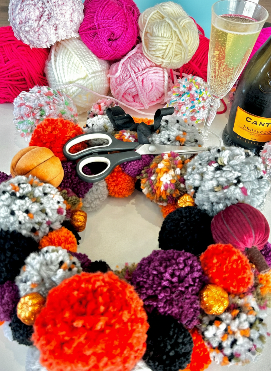 🎀✨ Pom Pom & Prosecco Evening! ✨🥂