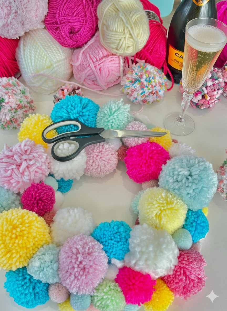 🎀✨ Pom Pom & Prosecco Evening! ✨🥂